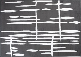 TA Koberec T967A TMAVO SIVÁ LACNÁ PP CRM Rozmer: 140x200 cm