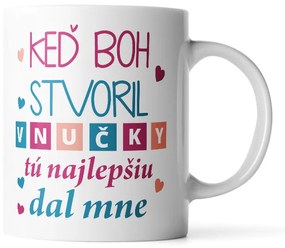 Sablio Hrnek Když Bůh stvořil vnučky - 890 ml - XXL