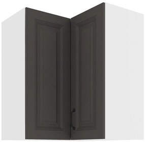Skrinka do kuchyne STILO GRAFIT/biely 60X60 GN-72 2F (90°)