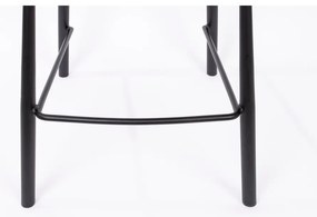 Svetloružové zamatové barové stoličky v súprave 2 ks 91,5 cm Brit – Zuiver