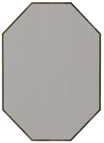 Nástenné zrkadlo LOST 70x45 cm hnedá