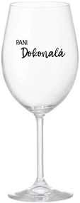 PANI DOKONALÁ - priehľadný pohár na víno 350 ml