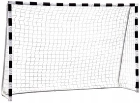 Futbalová tréningová bránka so sieťou 180x120 cm, čiernobiela, MultiGarden