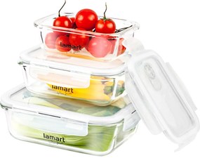 LAMART LT6011 AIR dózy set 3ks obdĺžnikových