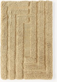 Koberec's vysokým vlasom a reliéfnou štruktúrou Genève