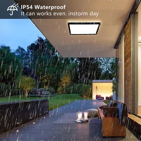 Brilagi - LED Kúpeľňové svietidlo ULTRA SLIM LED/24W/230V 42x42 cm čierna IP54