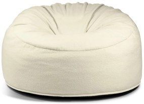 Hnedý sedací vak z textílie buklé Om 135 – SLOWDOWN