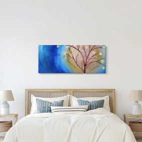 Obraz - Strom zakrývajúci slnko (120x50 cm)