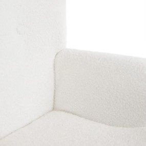 Kreslo MOSS TEDDY BOUCLE biele 828534