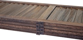 Paraván HWC-G30 - 170 × 120 cm - hnedá