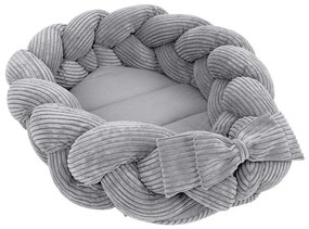 Sivé hniezdočko pre bábätko 47x70 cm – Meowbaby