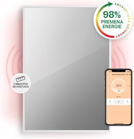 Klarstein La Palma 750 smart, infračervený ohrievač 2 v 1, 85 x 60 cm, 750W, zrkadlová predná časť
