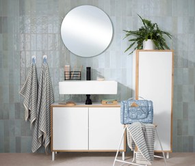 Uteráky, 2 ks, prúžkované, svetlomodré