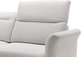 Rohová sedacia súprava Sienna 2, svetlo šedá látka, ľavý roh