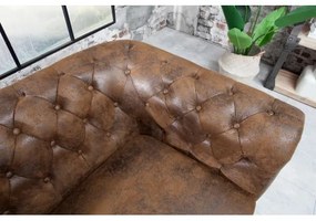 Sedacia súprava 17382 Chesterfield 3-sedenie Antik hnedá  - Komfort-nábytok