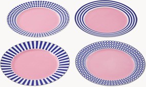 Porcelánové raňajkové taniere Aunty, 4 ks