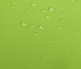 Polyratanová záhradná lavica Halden - antracit, zelený vankúš