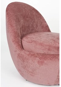 Ružové kreslo Nash – White Label