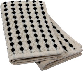 XXXLutz SADA UTERÁKOV PRE HOSTÍ, 30/50 cm, čierna, écru Dieter Knoll - Kúpeľňový textil - 006792015804