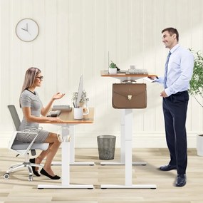 Elektricky nastaviteľný stôl, 140x60 cm