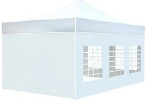 Nožnicový stan POLOPROFI PLUS 3x4,5 m biely