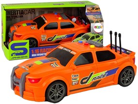 LEAN TOYS Športové auto 1:16 – oranžová