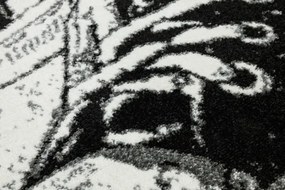 Koberec Lima 9365A biely / čierny