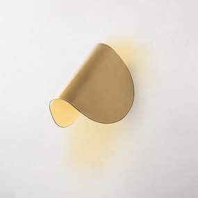 LED nástenné svietidlo v zlatej farbe Heybe – Opviq lights