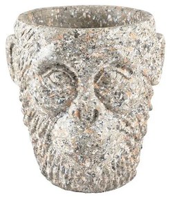 Cementový kvetináč Villa Collection Calbe, výška 22,5 cm