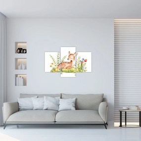 Obraz - Malý srnček (90x60 cm)