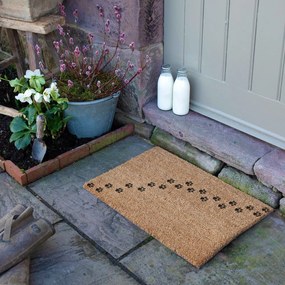 Rohožka z kokosového vlákna 40x60 cm Paw Prints – Artsy Doormats