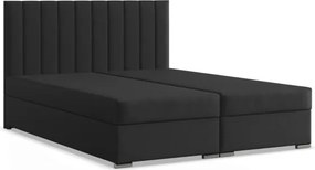 Manželská posteľ AGEN 180×200 cm čierna