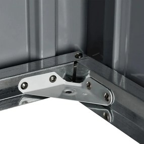 InternetovaZahrada Garáž pre robotickú kosačku 98x89x63 cm - antracit