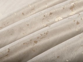 Biante Veľký zamatový obdĺžnikový obrus Isabela IBL-001 Gold Design krémový 180x220 cm