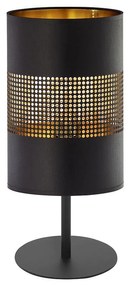 TK Lighting Stolná lampa BOGART 1xE27/15W/230V čierna/zlatá TK5058