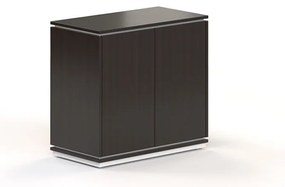 Nízka skriňa Creator 83,2 x 44,5 x 80,3 cm, biela / wenge