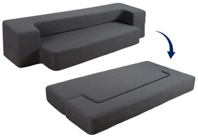 Dormeo rozkladacia pohovka 2v1 Tmavošedá