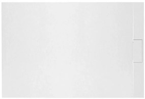 Vanička obdĺžniková Bazalt white 80x100