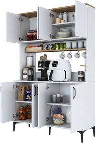 Skriňa Javy Walnut and White