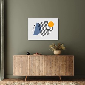 Sklenený obraz - Minimalistická abstrakcia N⁰2 (70x50 cm)
