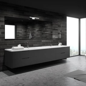 LED kúpeľňové nástenné svietidlo SHINE LED/7W/230V 30 cm IP44 biela