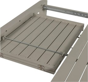 Kovový záhradný jedálenský stôl 150x150 cm Ovara – WOOOD