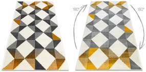 Koberec GINA 21245861 Zygzak geometrický béž / sivý