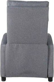 LuxuryForm DESIGN Televízne kreslo RUFO s polohovaním - sivé