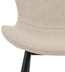 FIORA Béžové (Látka Basel 24) - MODERNÁ ČALÚNENÁ STOLIČKA DO OBÝVAČKY/ JEDÁLNE LOFT
