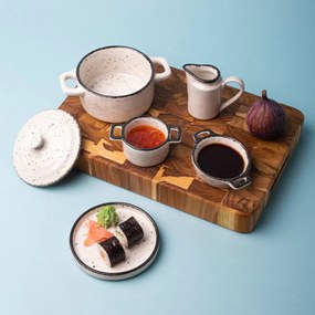 Miska Flowl Atelier sivá s rúčkami ø7.2 cm - Gaya - 452171