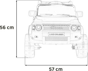 Elektrické autíčko Toyota Land Cruiser PRADO modré