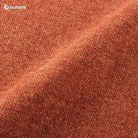 Tehlovooranžová rozkladacia pohovka do "U" Miuform Scandic Lagom, ľavý roh