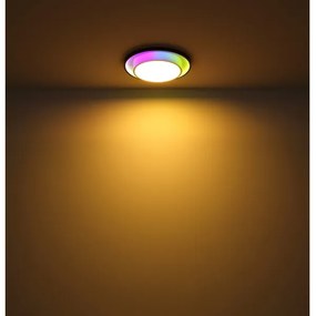 Globo 41390-21 - LED RGBW Stmievateľné stropné svietidlo MORGAN LED/21W/230V + DO
