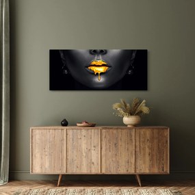 Obraz - Pery ženy (120x50 cm)